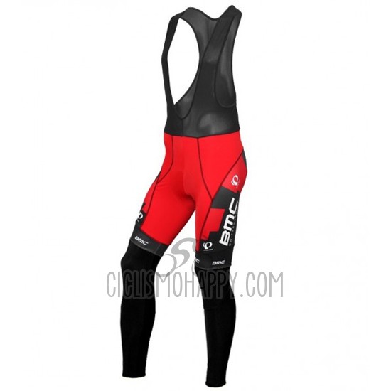 BMC Cycling Jersey Bib Tight 2016 Long Sleeve Black and Red